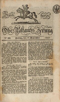 Frankfurter Ober-Post-Amts-Zeitung Freitag 19. September 1823