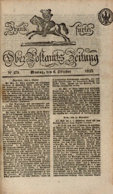 Frankfurter Ober-Post-Amts-Zeitung Montag 6. Oktober 1823