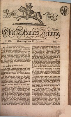 Frankfurter Ober-Post-Amts-Zeitung Sonntag 26. Oktober 1823