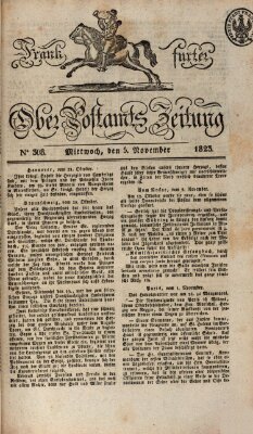 Frankfurter Ober-Post-Amts-Zeitung Mittwoch 5. November 1823