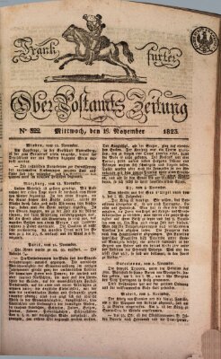 Frankfurter Ober-Post-Amts-Zeitung Mittwoch 19. November 1823