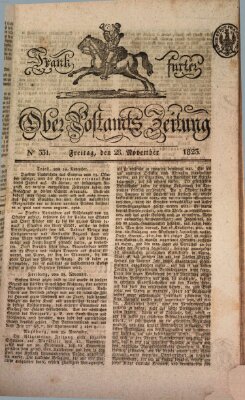 Frankfurter Ober-Post-Amts-Zeitung Freitag 28. November 1823