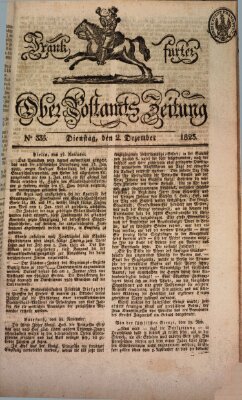 Frankfurter Ober-Post-Amts-Zeitung Dienstag 2. Dezember 1823