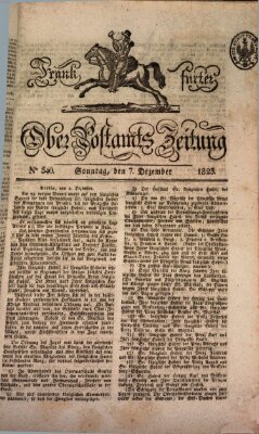 Frankfurter Ober-Post-Amts-Zeitung Sonntag 7. Dezember 1823