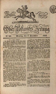 Frankfurter Ober-Post-Amts-Zeitung Montag 15. Dezember 1823