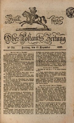 Frankfurter Ober-Post-Amts-Zeitung Freitag 19. Dezember 1823