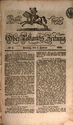 Frankfurter Ober-Post-Amts-Zeitung Freitag 2. Januar 1824