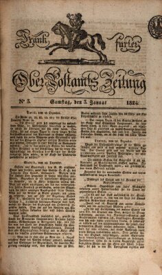 Frankfurter Ober-Post-Amts-Zeitung Samstag 3. Januar 1824