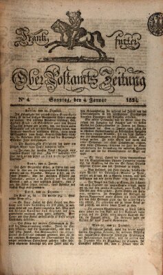 Frankfurter Ober-Post-Amts-Zeitung Sonntag 4. Januar 1824