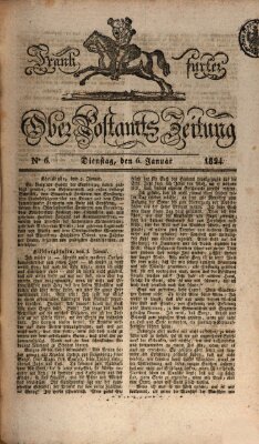 Frankfurter Ober-Post-Amts-Zeitung Dienstag 6. Januar 1824