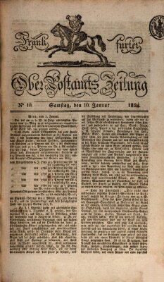 Frankfurter Ober-Post-Amts-Zeitung Samstag 10. Januar 1824