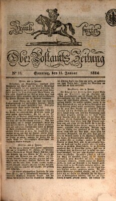 Frankfurter Ober-Post-Amts-Zeitung Sonntag 11. Januar 1824