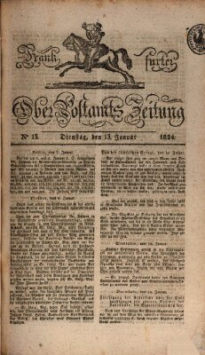 Frankfurter Ober-Post-Amts-Zeitung Dienstag 13. Januar 1824