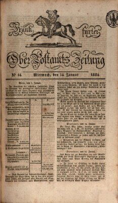 Frankfurter Ober-Post-Amts-Zeitung Mittwoch 14. Januar 1824