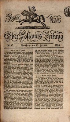 Frankfurter Ober-Post-Amts-Zeitung Samstag 17. Januar 1824