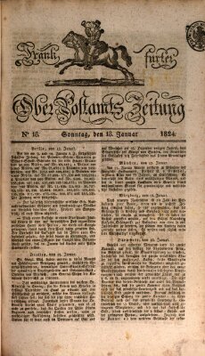 Frankfurter Ober-Post-Amts-Zeitung Sonntag 18. Januar 1824