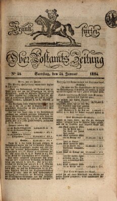 Frankfurter Ober-Post-Amts-Zeitung Samstag 24. Januar 1824