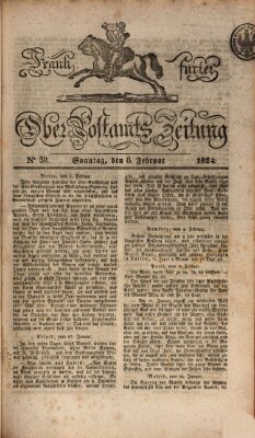 Frankfurter Ober-Post-Amts-Zeitung Sonntag 8. Februar 1824