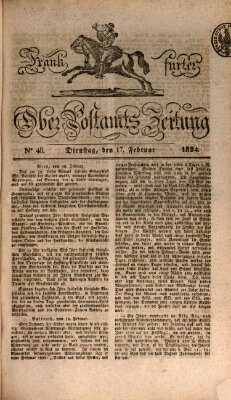 Frankfurter Ober-Post-Amts-Zeitung Dienstag 17. Februar 1824