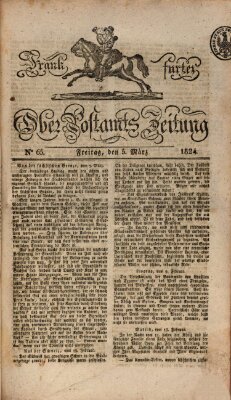 Frankfurter Ober-Post-Amts-Zeitung Freitag 5. März 1824