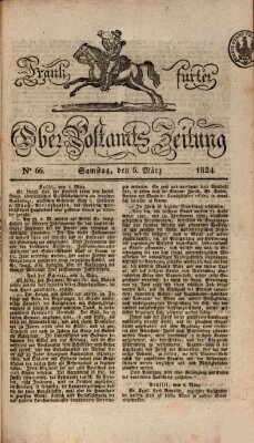 Frankfurter Ober-Post-Amts-Zeitung Samstag 6. März 1824