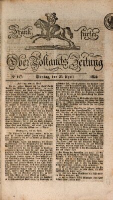 Frankfurter Ober-Post-Amts-Zeitung Montag 26. April 1824