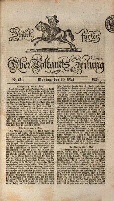 Frankfurter Ober-Post-Amts-Zeitung Montag 10. Mai 1824