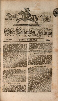 Frankfurter Ober-Post-Amts-Zeitung Freitag 28. Mai 1824