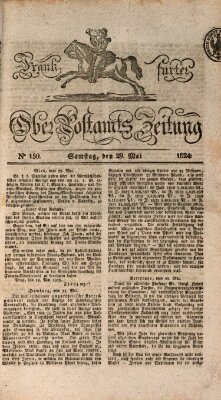 Frankfurter Ober-Post-Amts-Zeitung Samstag 29. Mai 1824