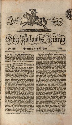 Frankfurter Ober-Post-Amts-Zeitung Sonntag 30. Mai 1824