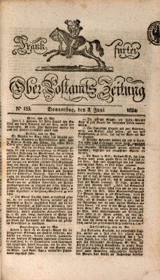 Frankfurter Ober-Post-Amts-Zeitung Donnerstag 3. Juni 1824