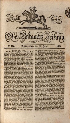 Frankfurter Ober-Post-Amts-Zeitung Donnerstag 10. Juni 1824