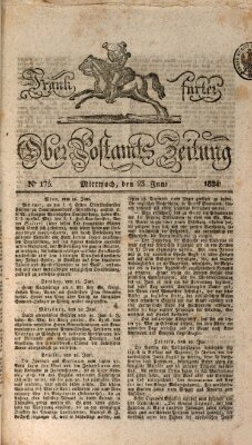 Frankfurter Ober-Post-Amts-Zeitung Mittwoch 23. Juni 1824