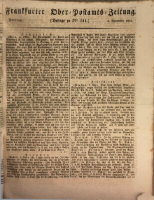 Frankfurter Ober-Post-Amts-Zeitung Freitag 8. November 1833