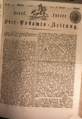 Frankfurter Ober-Post-Amts-Zeitung Montag 6. Januar 1834