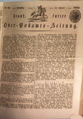 Frankfurter Ober-Post-Amts-Zeitung Samstag 11. Januar 1834