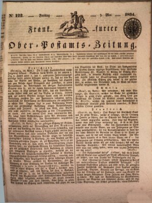 Frankfurter Ober-Post-Amts-Zeitung Freitag 2. Mai 1834