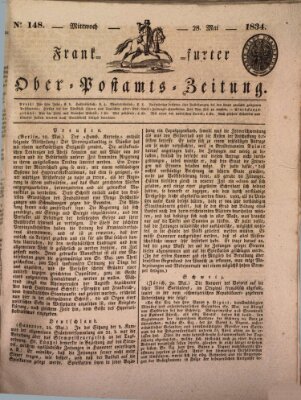 Frankfurter Ober-Post-Amts-Zeitung Mittwoch 28. Mai 1834