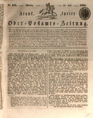 Frankfurter Ober-Post-Amts-Zeitung Montag 14. Juli 1834