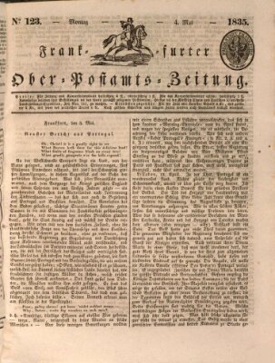 Frankfurter Ober-Post-Amts-Zeitung Montag 4. Mai 1835