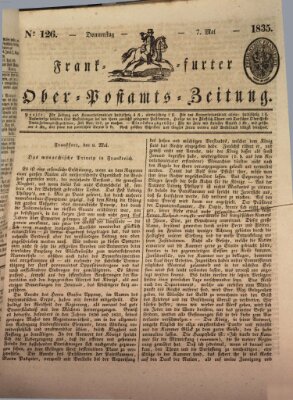 Frankfurter Ober-Post-Amts-Zeitung Donnerstag 7. Mai 1835