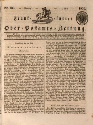 Frankfurter Ober-Post-Amts-Zeitung Montag 11. Mai 1835