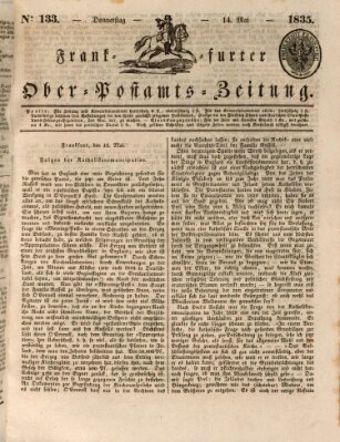 Frankfurter Ober-Post-Amts-Zeitung Donnerstag 14. Mai 1835