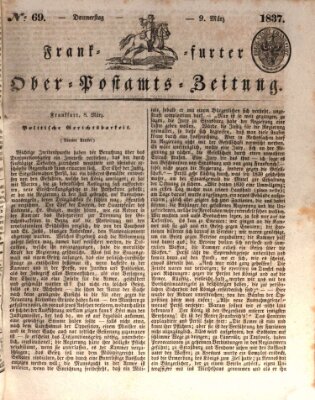 Frankfurter Ober-Post-Amts-Zeitung Donnerstag 9. März 1837