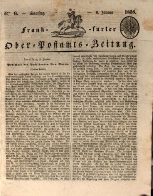 Frankfurter Ober-Post-Amts-Zeitung Samstag 6. Januar 1838