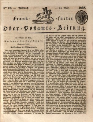 Frankfurter Ober-Post-Amts-Zeitung Mittwoch 14. März 1838