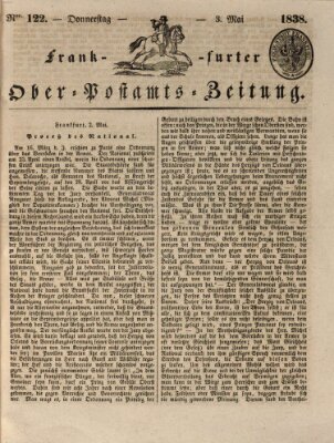 Frankfurter Ober-Post-Amts-Zeitung Donnerstag 3. Mai 1838