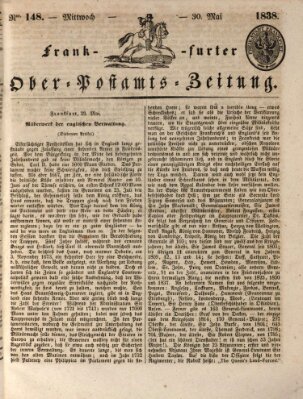 Frankfurter Ober-Post-Amts-Zeitung Mittwoch 30. Mai 1838