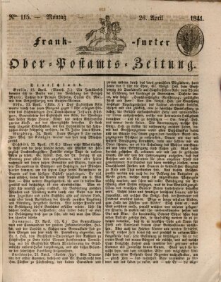 Frankfurter Ober-Post-Amts-Zeitung Montag 26. April 1841