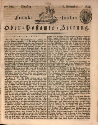 Frankfurter Ober-Post-Amts-Zeitung Dienstag 9. November 1841